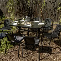 Комплект садових меблів 4Points Ravello-8 з прямокутним столом 140x80x70 см - мініатюра 2