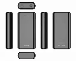Зовнішній акумулятор Swissten Power Line 20000mAh (FC QC 3.0) 20W (Чорний) - мініатюра 3