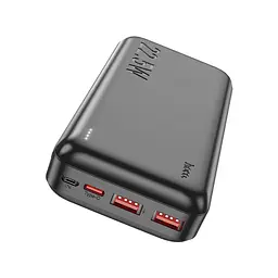 Батарея універсальна HOCO 20000mAh, 22.5W, Black (J101A / 45365) - мініатюра 2
