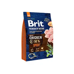Сухий корм для активних собак усіх порід Brit Premium Sport 3 кг (курка) - мініатюра 2