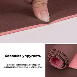 Килимок для йоги та фітнесу Power system 183х61х0,6 см fit0011587 - мініатюра 6