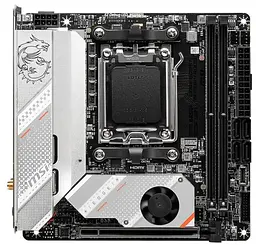 Материнська плата MSI MPG B650I EDGE WIFI (MPG B650I EDGE WIFI) (Socket AM5, AMD B650, Mini-ITX) - мініатюра 1