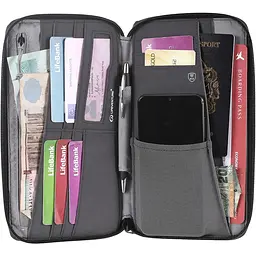 Гаманець Lifeventure Recycled RFID Travel Wallet Сірий - мініатюра 4