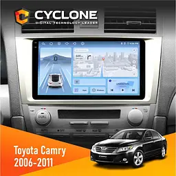 Штатна магнітола Toyota Camry 40 2006-2011 AMP Cyclone C9-012 4x64, DSP, 4G Cyclone (НФ-00008049)