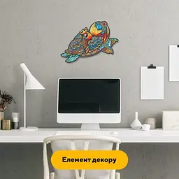 Пазл деревяний Сімя Черепах, А3, Картонна коробка 200 елементів - мініатюра 6