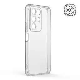 Прозрачный чехол для Realme C85 4G с защитой камеры и усиленными бортами, тонкий, силиконовый, бесцветный, ударопрочный, противоударный бампер с закрытой камерой, ArmorStandart (ARM89900) - мініатюра 2