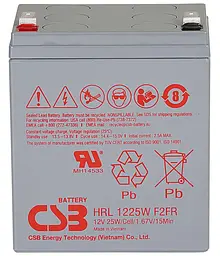 Акумуляторна батарея для ДБЖ CSB AGM 12 V / 5.8 А*ч (HRL1225WF2FR)