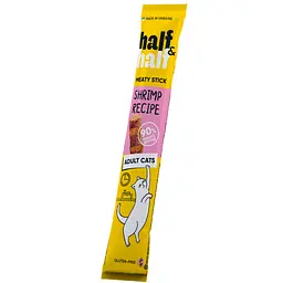 Ласощі для котів Half&Half м'ясна паличка з креветкою 5 г