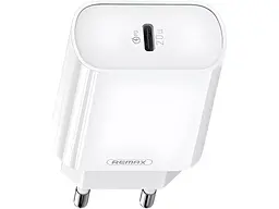 Мережевий зарядний пристрій Remax Jane Series 20 W White (RP-U70 W) - мініатюра 3