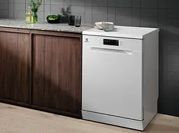Посудомийна машина Electrolux, 14 комплектів A+++, 60 см, дисплей, інвертор білий - мініатюра 2