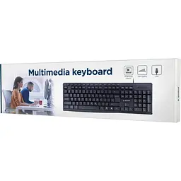 Клавіатура Gembird KB-UM-107-UA USB Black (KB-UM-107-UA) - мініатюра 4