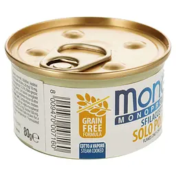 Вологий корм для котів Monge Cat Monoprotein м'ясні пластівці курка 80 г (70007160) - мініатюра 2