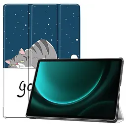 Чохол до планшета BeCover Smart Case Samsung Tab S9 Plus (SM-X810/SM-X816)/S9 FE Plus (SM-X610/SM-X616) 12.4" Good Night (710378) - мініатюра 2