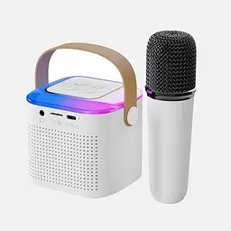 Бездротова акустика Grand з 2 мікрофонами Bluetooth Y1 караоке-система - мініатюра 2