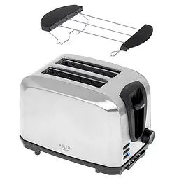 Тостер з підставкою для булочок Adler AD 3222