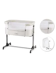 Ліжечко приставне Momi Revo Light Grey - мініатюра 9