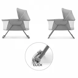 Дитяче ліжечко колиска KiderKraft Lovi Grey - мініатюра 5