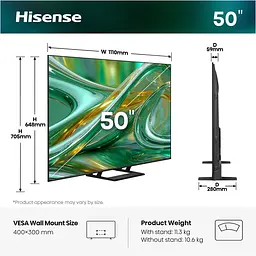 LED-телевізор Hisense 50E8S (7263479) - мініатюра 8