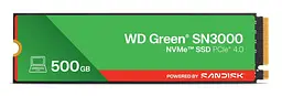 Накопичувач SSD SANDISK GRN SN3000 500GB G4 M.2 NVME (WDS500G4G0E)