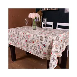 Скатертина MirSon Рогожа №218 Cream Services 130x180 см (2200006738558)