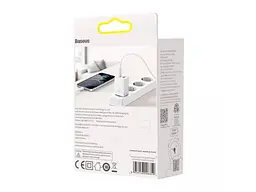 Мережевий зарядний пристрій Baseus Super Si Pro Quick Charger 1USB + 1Type-C 30W CCSUPP-E02 White - мініатюра 10
