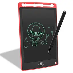 Дитячий графічний планшет Semi LCD Writing Tablet для малювання з пером Red - мініатюра 4