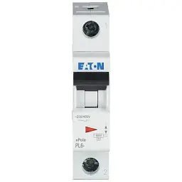Автоматичний вимикач Eaton 1-п. М1 В 16А PL6 6кА - мініатюра 2