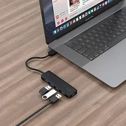 USB-Хаб Gembird на 4 порти USB 3.1 UHB-U3P4P-02) (UHB-U3P4P-02) - мініатюра 4