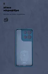 Чехол ArmorStandart ICON для Motorola G15 Чехол для камеры темно-синий (ARM82987) - мініатюра 4