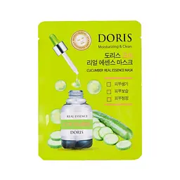 Маска тканинна для обличчя Doris Cucumber Real Essence Mask з екстрактом огірка