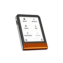 Апаратний гаманець для криптовалют Ledger Flex BTC Orange + Recovery Key - мініатюра 3