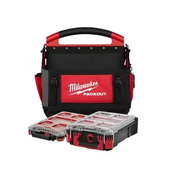 Набір із сумки для інструментів і 2 органайзерів PACKOUT MILWAUKEE