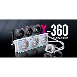 Система водяного охолодження 1stPlayer X-360 Black (X-360-BK) [143321] - мініатюра 2