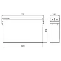 Акумулятор Rid HC 12V 150Ah (RID HC 12-150) - мініатюра 2