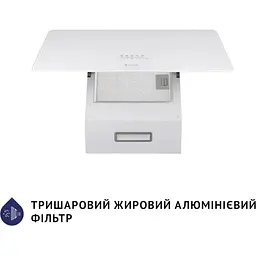 Витяжка Minola HVS 6224 WH 700 LED біла - мініатюра 3
