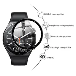 Захисна плівка з рамкою VSKEY для смартгодинника Xiaomi Watch S1 1 шт. - мініатюра 5