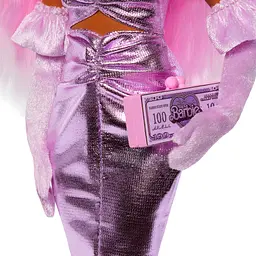 Лялька Barbie Deluxe style Barbiecore Модниця у сукні металік (HYV25) - мініатюра 5
