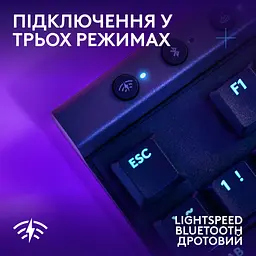 Клавіатура Logitech G515 TKL Lightspeed Tactile Bluetooth UA Black (920-012538) - мініатюра 5