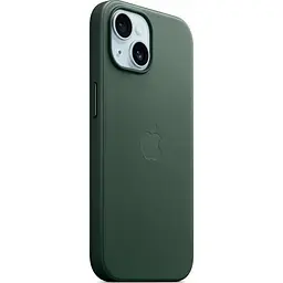 Чохол FineWoven Case with MagSafe для iPhone 15 Evergreen AAA [94495] - мініатюра 2