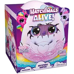 Інтерактивна іграшка-сюрприз Spin Master Hatchimals Alive Mystery Hatch Pufficorn Паффі в асортименті (SM19201/6069132) - мініатюра 2