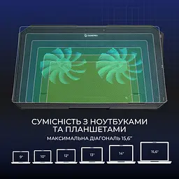 Підставка для ноутбука GamePro CP350 [140370] - мініатюра 6