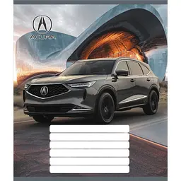 Зошит учнівський "Люкс авто" Leader 036-580068L-3 в лінію, 36 аркушів