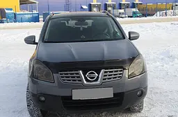 Дефлектор капоту мухобійка для NISSAN QASHQAI/+2 2007-2009