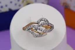 Кільце Xuping Jewelry з родієм загадка р 18 золотисте
