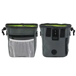 Сумка для вигулу і тренувань собак Voyager Pet Nylon Waterproof Dog Treat Training Pouch grey - мініатюра 3