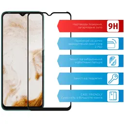 Скло захисне ACCLAB Full Glue Tecno Spark 8 (1283126533075) - мініатюра 4