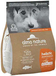 Сухий корм для дорослих собак малих і мініатюрних порід Almo Nature (Альмо Натюр) Holistic тунець і рис 2 кг