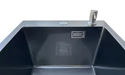 Кухонна мийка Romzha Arta Nova U-350 BL RO47789, Чорний - мініатюра 9
