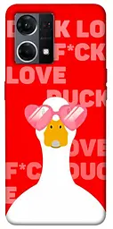 Чохол Demsky Lovely duck для Oppo Reno 7 4G