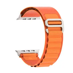 Ремінець для Apple Watch 49/46/45/44/42 (Series 1-3), помаранчевий, Alpine Loop Alpina Band, тканинний поліестеровий ремінець для смарт-годин, дихаючий, для активного відпочинку та спорту, ArmorStandart (ARM64979)